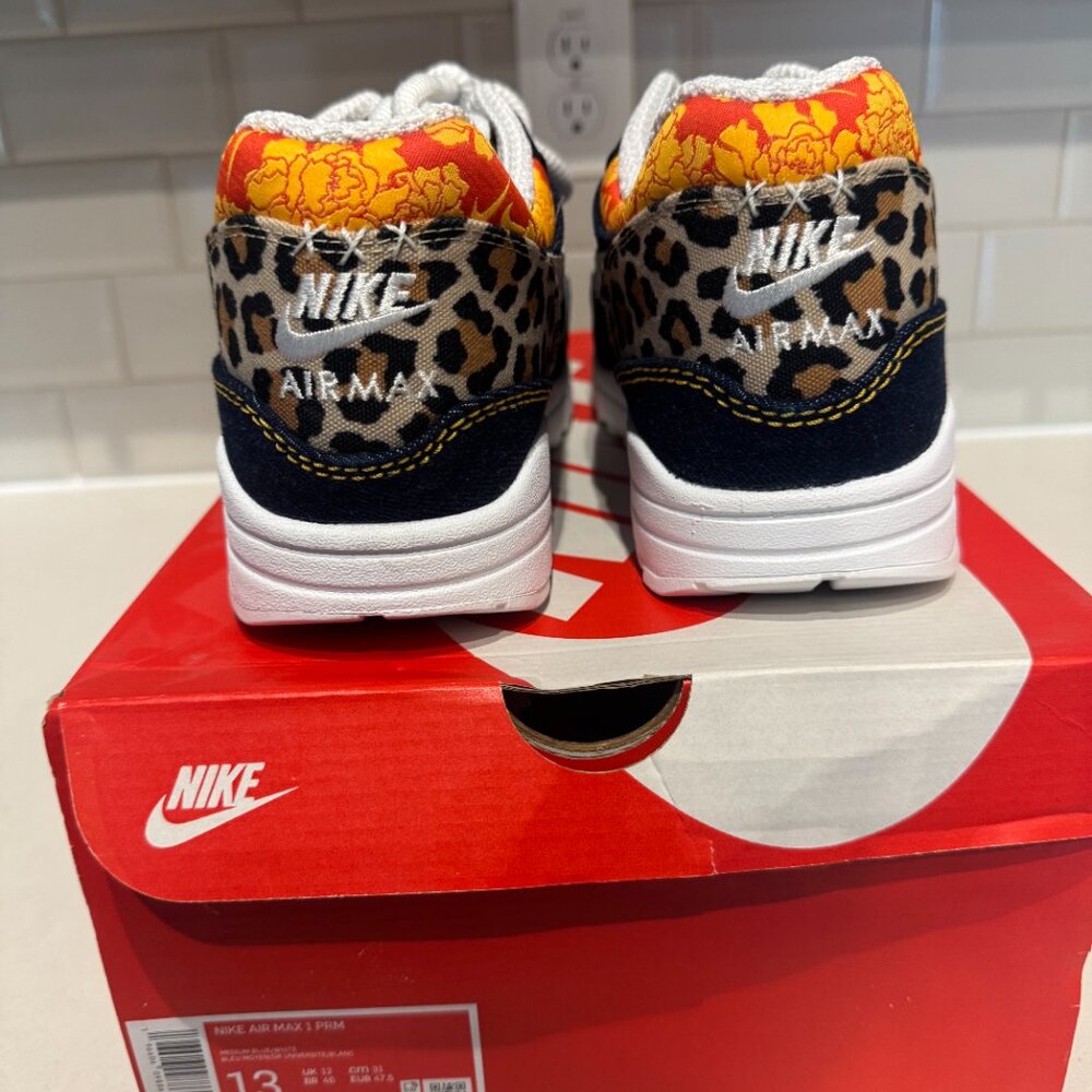Nike Air Max 1 Premium Denim Leopard (DS) - Picture 5 of 5